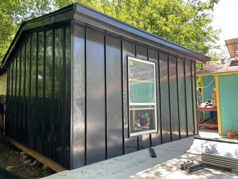 Black standing seam metal wall panels for Roof Inspection in Bensalem